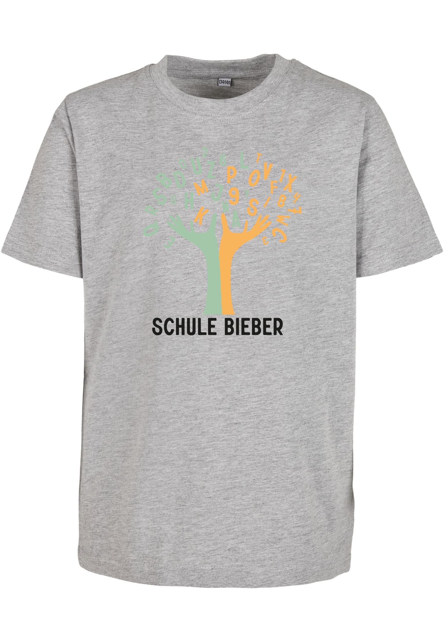 T-Shirt Kinder Heathergrey